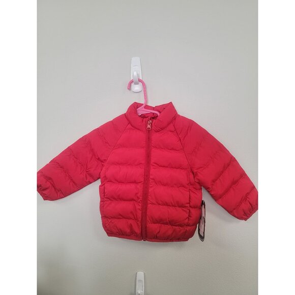 Red Infant Lightweight Packable Puffer Jacket 12 months - Picture 1 of 2
